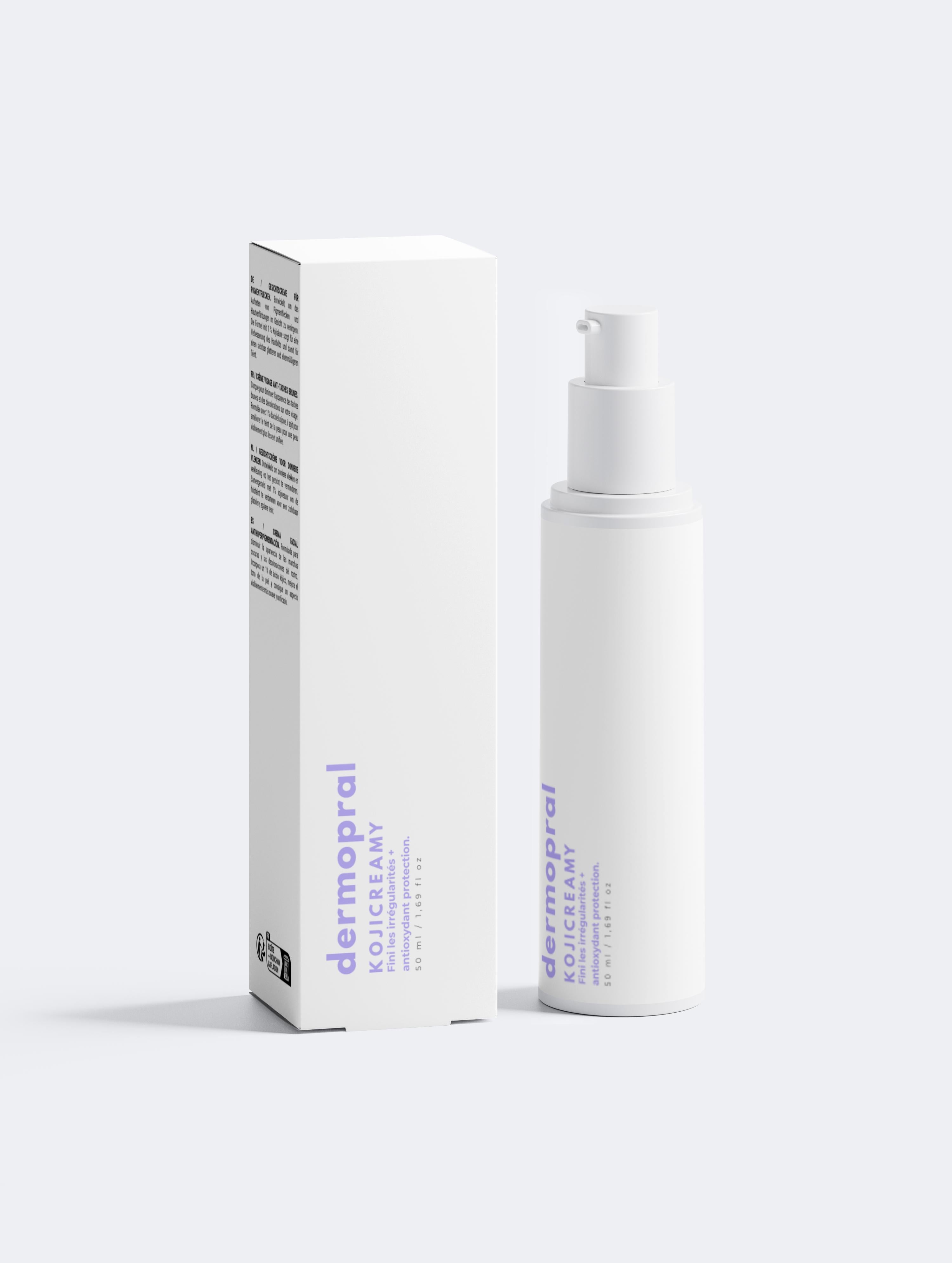 KOJICREAMY - Crème pour visage anti-taches brunes à l'acide kojique